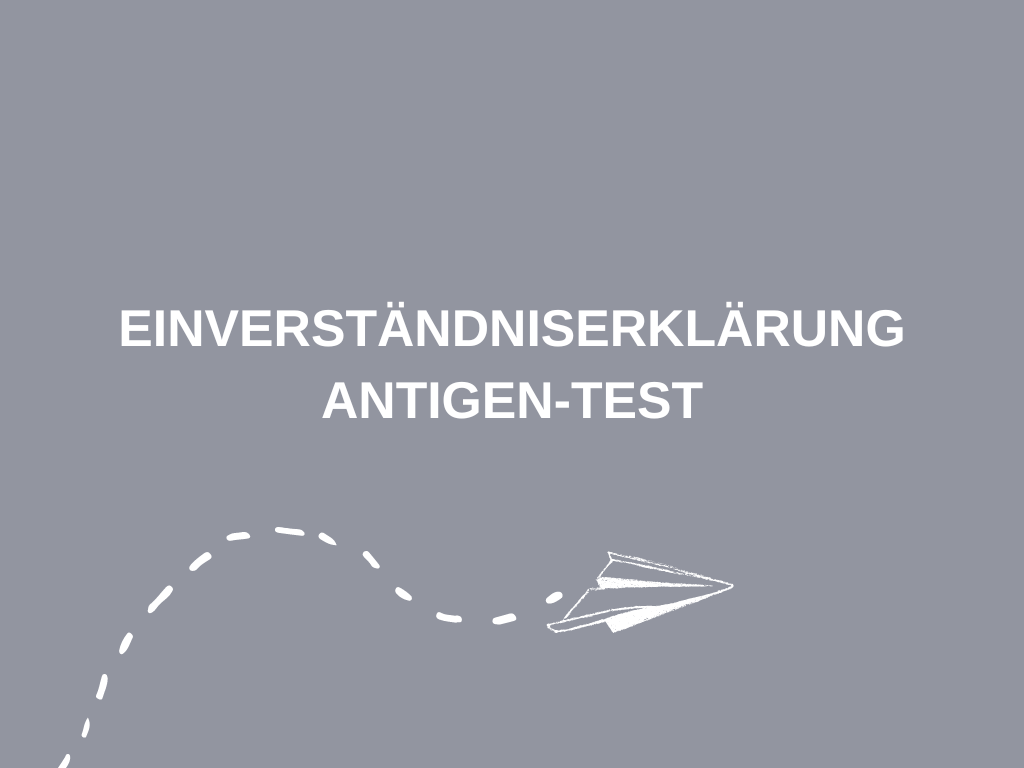 Einverständniserklärung Antigen-Test